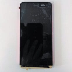 Ecran LCD + Vitre Tactile (avec châssis) Rose Wiko Getaway (Compatible)
