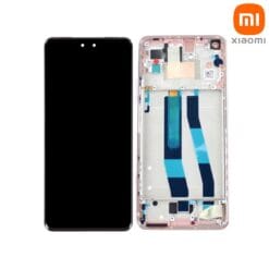 Ecran LCD + Vitre Tactile (avec châssis) Rose Xiaomi 13 Lite (Officiel)