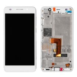 Ecran LCD + Vitre Tactile (avec châssis) Blanc Honor 6 Plus (Compatible)