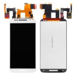 Ecran LCD + Vitre Tactile (sans châssis) Blanc Motorola Moto X Style (Compatible)