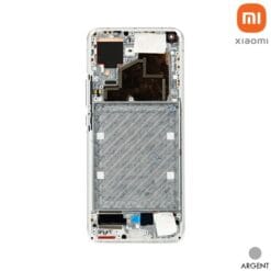 Ecran LCD + Vitre tactile (avec châssis) Blanc Céleste Xiaomi Mi 11 5G (officiel)