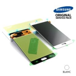 Ecran LCD + Vitre Tactile Blanc Samsung A7 2016 SM-A710F (Officiel)