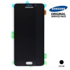 Ecran LCD + Vitre Tactile Noir Samsung A7 2016 SM-A710F (Officiel)
