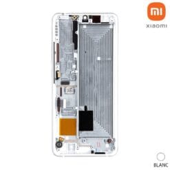 Ecran LCD + vitre tactile + châssis Blanc Glacier Xiaomi Mi Note 10 Lite (officiel)