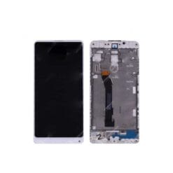 Ecran LCD + vitre tactile + châssis Blanc Xiaomi Mi Mix 2S (Officiel)