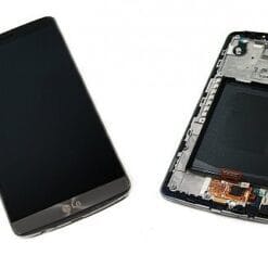 Ecran LCD + vitre tactile + châssis LG G3 D855 Noir (officiel) ACQ87190302