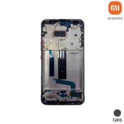 Ecran LCD + vitre tactile + chassis gris cosmos  Xiaomi Mi 10 Lite 5G (Officiel)