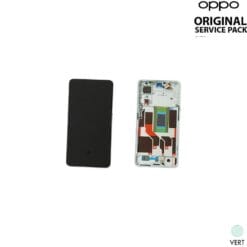 Ecran LCD + vitre tactile vert Oppo Reno 8 pro 5G (officiel)