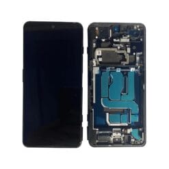 Ecran OLED + Vitre Tactile (avec châssis) Noir Xiaomi Black Shark 4 / Black Shark 4 Pro (Compatible)