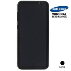 Ecran OLED + Vitre Tactile noir Samsung Galaxy S8 Plus G955F (officiel)