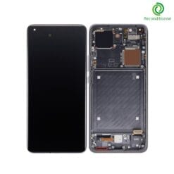 Ecran Oled + Vitre tactile (avec châssis) Noir (Reconditionné) Xiaomi Mi 11 Pro / Mi 11 Ultra