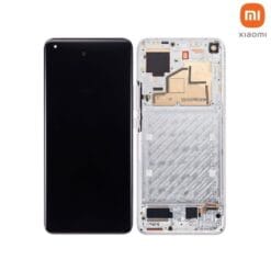 Ecran Oled + vitre tactile + châssis Blanc Xiaomi Mi 11 Ultra (Officiel)