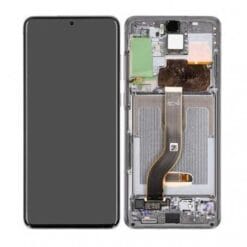 Ecran OLED + Vitre Tactile + Châssis Gris Samsung Galaxy S20 Plus 5G (G986F/G986U) (Compatible)