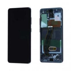 Ecran OLED + Vitre Tactile + Châssis Noir Samsung Galaxy S20 Plus 5G (G986F/G986U) (Compatible)