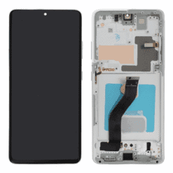Ecran LCD + Vitre Tactile + châssis Argent Samsung Galaxy S21 Plus G996B (officiel) Sans Batterie
