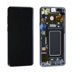 Ecran OLED + Vitre Tactile + châssis gris titanium Samsung Galaxy S9 Plus G965F (officiel)