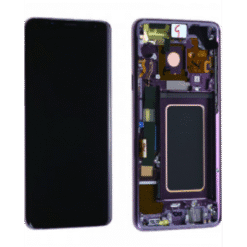 Ecran OLED + Vitre Tactile + châssis violet Samsung Galaxy S9 Plus G965F (officiel)