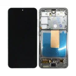 Ecran Oled + Vitre tactile (avec châssis) Vert Samsung Galaxy S23 S911B (Officiel)