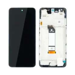 Ecran LCD + Vitre Tactile (avec châssis) Noir Xiaomi Redmi Note 10 5G/Poco m3 Pro (Compatible)