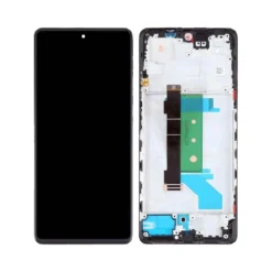 Ecran LCD + Vitre Tactile (avec châssis) Noir Xiaomi Redmi Note 12 Pro Plus 5G (Compatible)