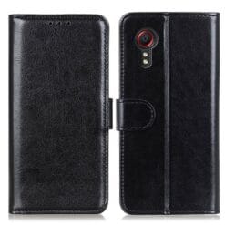 Etui simili-cuir Noir PU à rabat latéral Samsung Galaxy S6 Edge