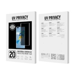 Film de protection pour machine à découper (lot de 20)  UV / ANTI-ESPION  MAT avec code CLEARTEK pour Smartphone