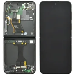 Ecran OLED + Vitre tactile externe supérieure Noir Samsung Galaxy Z Flip 6 5G (F741B) (Officiel)