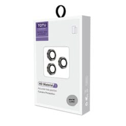 Lentilles de protection pour caméra arrière iPhone 12 Pro Gris Sidéral TOTU (AB-061)