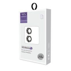 Lentilles de protection pour caméra arrière iPhone 12 mini Gris Sidéral TOTU (AB-061)