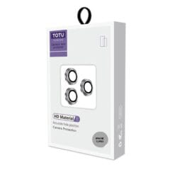 Lentilles de protection pour caméra arrière iPhone 12 pro argent TOTU (AB-061)