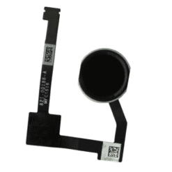 Nappe bouton Home (avec caoutchouc) Noir iPad (Mini 4e Ge/Air 2e Ge/Pro 12.9 1ère Génération) (Compatible)"
