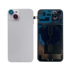 Plaque arrière en verre NEUTRE avec nappes  iPhone 14 Plus mauve