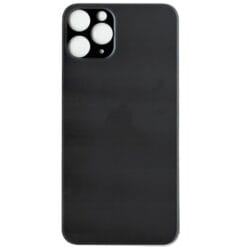 Plaque arrière en verre NEUTRE iPhone 11 PRO Max noir (pour machine laser)