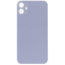 Plaque arrière en verre NEUTRE iPhone 11 mauve (pour machine laser)