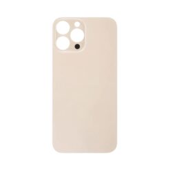 Plaque arrière en verre NEUTRE  iPhone 14 Pro Max or (pour machine laser)