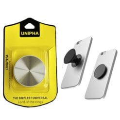 Poignée de Téléphone Universelle Argent Brillant