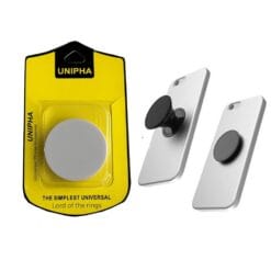 Poignée de Téléphone Universelle Blanche