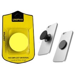 Poignée de Téléphone Universelle Jaune