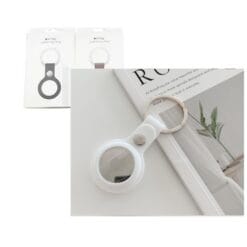 Port-clés pour airtag silicone blanc