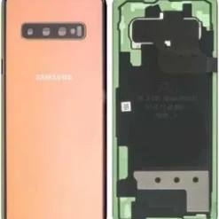 Vitre Arrière + Lentille Caméra Jaune Samsung Galaxy S10 (Compatible)