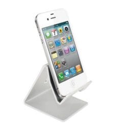 Support aluminium Argent smartphone/tablette