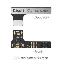 Tag-on nappe Batterie pour Qianli Programmateur DZ03 iPhone 13 / 13 mini (à clipser)