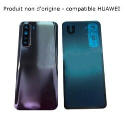 Vitre Arrière + Lentille Caméra Argent Huawei P40 Lite 5G (Compatible)