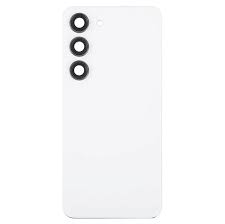Vitre Arrière + Lentille Caméra Blanche Samsung Galaxy S23 Blanc (Compatible)