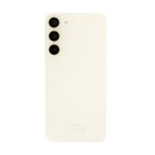 Vitre arrière + lentille caméra crème Samsung Galaxy S23 (S911B) (officiel)