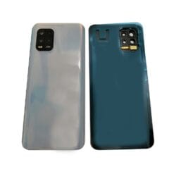 Vitre Arrière + Lentille Caméra Blanche Xiaomi Mi 10 Lite 5G (Compatible)