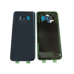 Vitre Arrière + Lentille Caméra Bleue Samsung Galaxy S8 (Compatible)