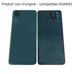 Vitre Arrière + Lentille Caméra Bleue Saphir Huawei P20 (Compatible)