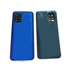 Vitre Arrière + Lentille Caméra Bleue Xiaomi Mi 10 Lite 5G (Compatible)