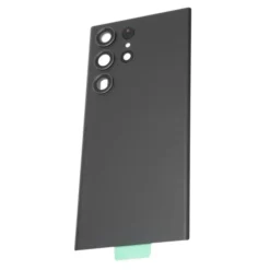 Vitre arrière + Vitre caméra Noire Samsung Galaxy S23 ULTRA (officiel)